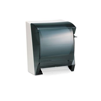 NEW - IN-SIGHT LEV-R-MATIC Roll Towel Dispenser, 10 3/4wx9 3/5dx13 3/4h, Smoke/Gray - 9736