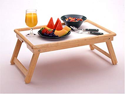 Breakfast Bed Tray, Foldable Legs