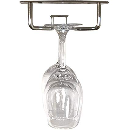 Glass Hanger Rack - Chrome - 16