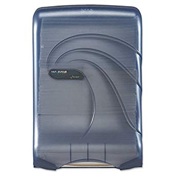 San Jamar T1790TBL Artic Blue Large Capacity Ultrafold Multifold/C-Fold Towel Dispenser