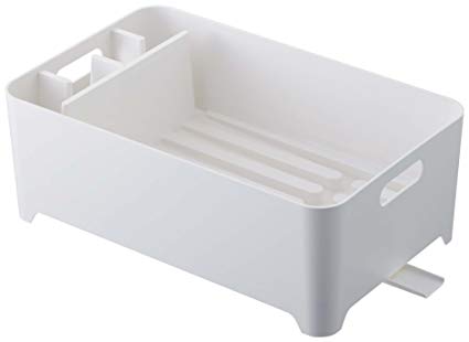 YAMAZAKI home Tower Dish Drainer, White