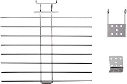 Glass Hanger Sliding Drying Rack, Silver