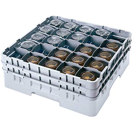 Cambro (25S434151) 25 Compartment Stemware and Tumbler Glass Rack - Camrack