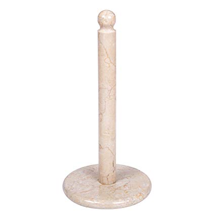 Creative Home 74160 Marble Paper Towel Holder, Champagne