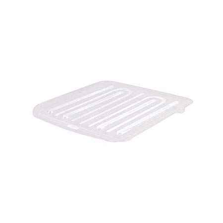 Rubbermaid 1180MACLR Small Clear Dish Drainer Tray