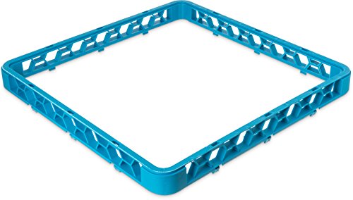 Carlisle RE14 OptiClean Polypropylene Open Glass Rack Extender, 19.75 x 19.75 x 1.75, Carlisle Blue (Case of 6)