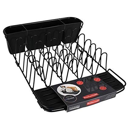 Deluxe Dish Drainer in Black