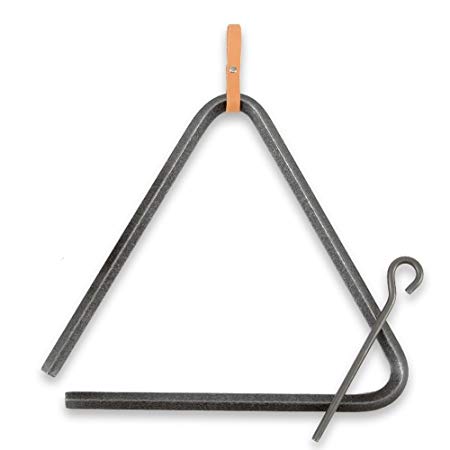 Enclume Premier 16-Inch Finishing Touches Dinner Triangle, Matches Enclume Pot Racks, Hammered Steel