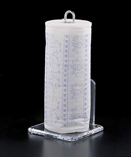 Sparkle Acrylic Lucite Paper Towel Holder Stand