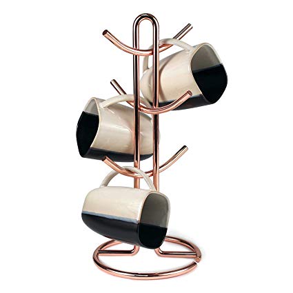 Spectrum Euro Mug Holder Made of sturdy steel with Copper Finish