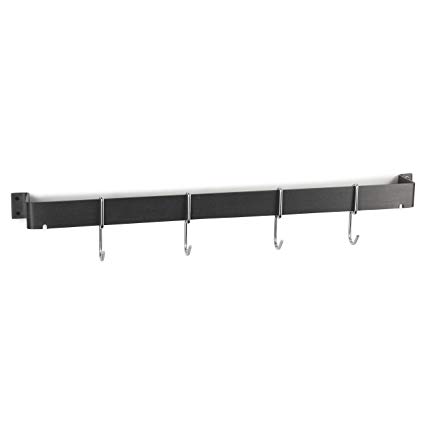 Calphalon 32-Inch Straight Wall Pot Rack with 4 Heavy-Duty Single Hooks