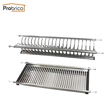 Probrico Stainless Steel Dish Drying Rack for the Cabinet (800mm)