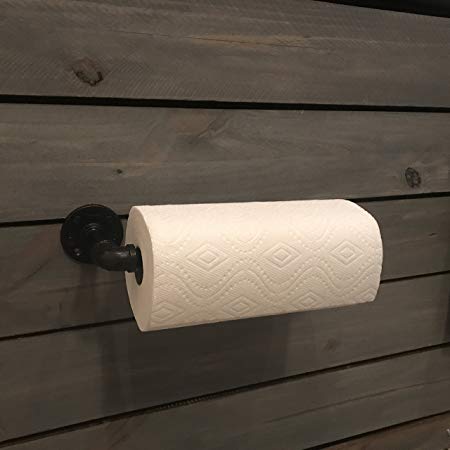 Industrial Paper Towel Holder - Wall or Under Cabinet Mounted Design - By Piping Hot