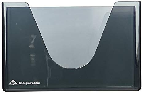 Georgia Pacific 56640 Countertop Combination C-Fold / Multifold Paper Towel Dispenser, Translucent Smoke