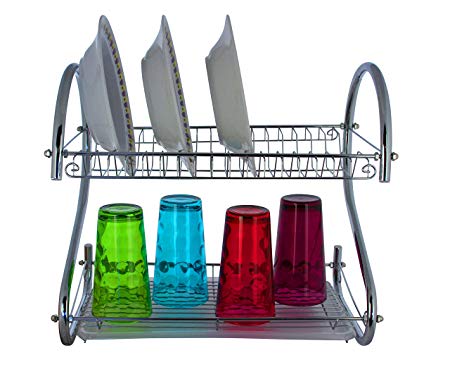 Stainless Steel 2 Tier Dish Rack