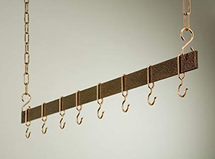 54 Hanging Bar: Hammered Copper and Copper by Rogar