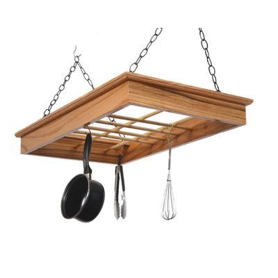 Laurel Highlands Woodshop Hanging Pot and Pan Rack