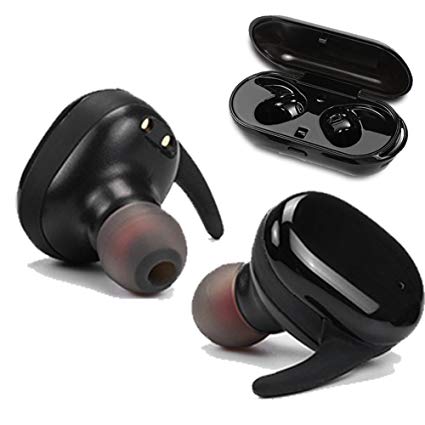 Winage Wireless Earbuds Bluetooth Headphones, 0.14 oz, Black