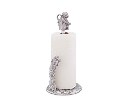 Arthur Court Aluminum Monkey Paper Towel Holder; 15