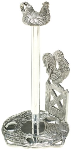 Arthur Court Rooster Paper Towel Holder